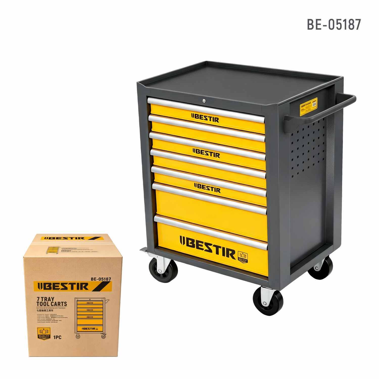 7 Tray Tool Carts BE-05187