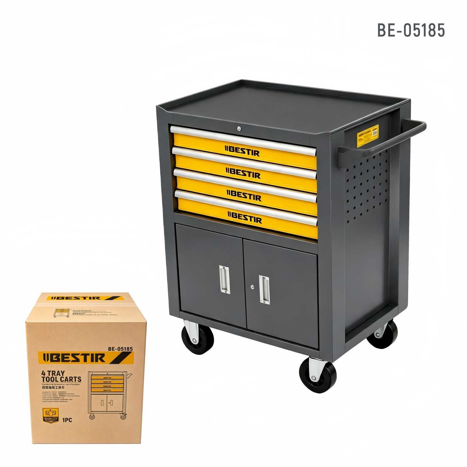 4 Tray Tool Carts BE-05185